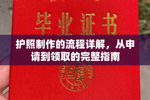 阳东护照制作的流程详解，从申请到领取的完整指南